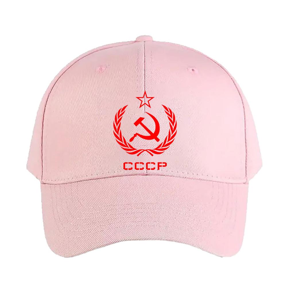 Russian USSR Soviet Union Hammer and Sickle CCCP Communist Cap Summer Woman Man Adult Hat Printed Baseball Caps Trucker Cap