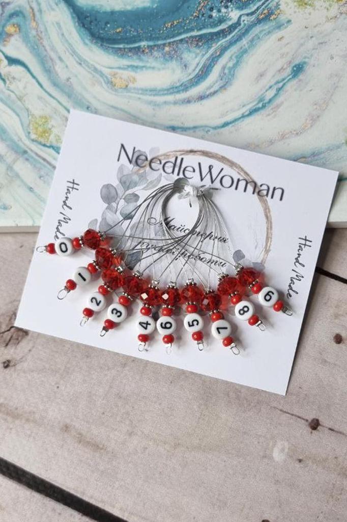 Knitting Stitch Markers – Set of 10, Ideal for Crochet and Knitting