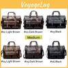 Elegant Men Business Laptop Bag With Large Capacity For Work And Travel In Leather