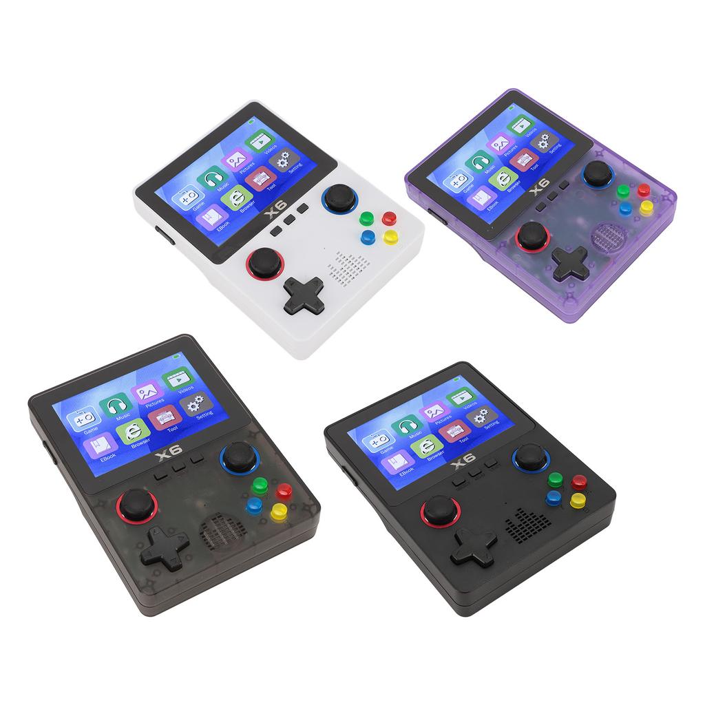 Handheld-Spielkonsole mit 32G-Speicherkarte Retro-Gaming-Konsole unterstützt 11 Emulatoren 3,5 Zoll IPS