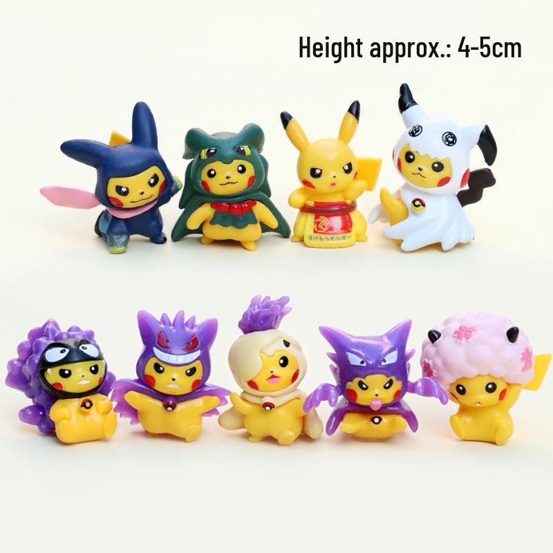 Trendy Electric Mouse Figurine: Pet Series Dress-Up Toy & Desktop Decoration