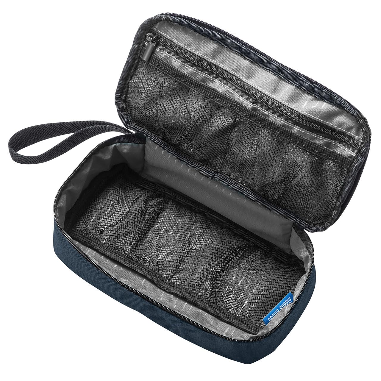 

Sanwa Direct Travel Trip Convenient Storage Pouch, Travel/Business Pouch, Navy, 200-BAGIN006NV