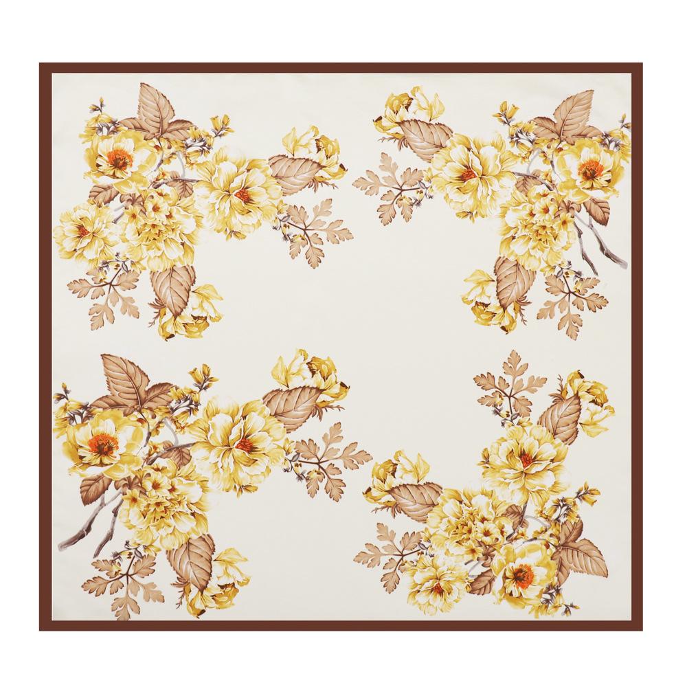 

Высококачественные роскошные шелковые шарфы, повязка на голову, шарфы, шейный шарф для женщин, шелковый шарф с цепочкой, женская декоративная шаль 90cm