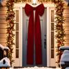 Large Velvet Christmas Bow Decor Indoor Outdoor Hanging Party Wedding Home Festive Decoration