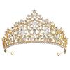 Versatile Bridal Wedding Hair Accessories Light Luxury Diamond Birthday Party Crown Baroque Retro Rhinestone Crown