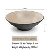 Large Frosted Melamine Ramen Bowl - Japanese-Style Restaurant Noodle Bowl for Mala Tang, Luosifen, Soup, and Rice Noodles