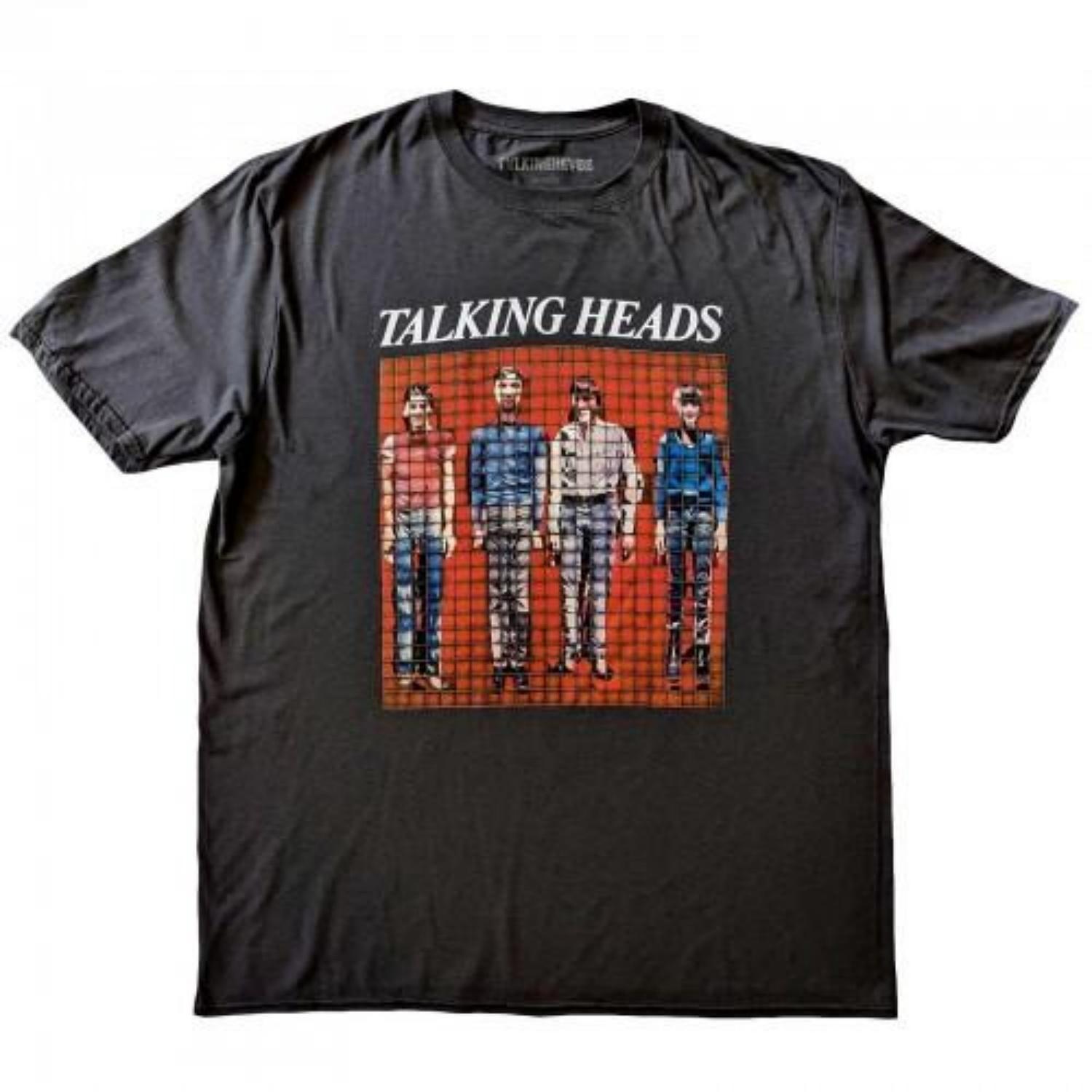 

Talking Heads Unisex Adult Pixel Cotton T-Shirt S разноцветный