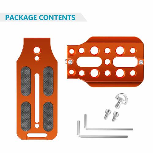 NEEWER L-Shaped Bracket Vertical QR Plate Universal DSLR Camera L Bracket with 1/4" Screw Arca-Swiss Compatible with DJI Osmo Ronin Zhiyun DSLR Camera