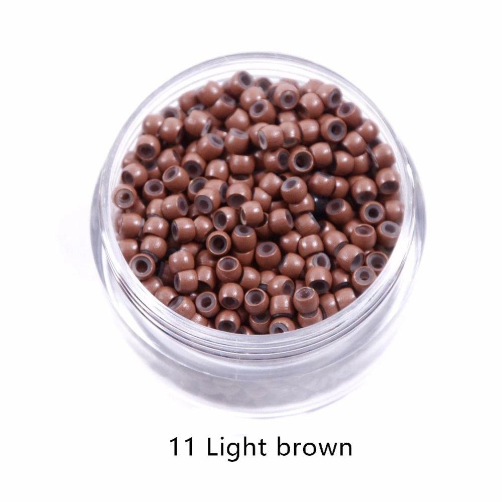 1000 Pcs Micro Beads Silicone Nano Rings Hair Rings Lined Hair Beads  Salon