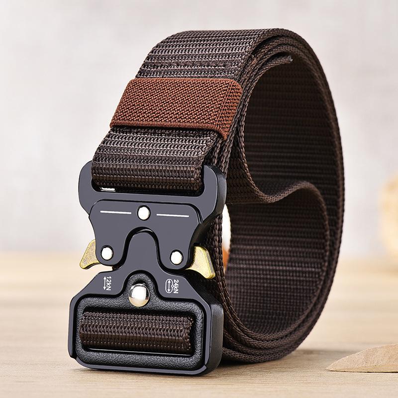 Männer Gürtel Armee Outdoor Jagd Taktische Multi Funktion Kampf Überleben Hohe Qualität Marine Corps Leinwand Für Nylon Gürtel