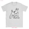Snowy Dog Captain Haddock T Shirt Unisex Cartoon Vintage Pure Cotton Vintage Homme Stylish Graphic Soft Slightly Fashion