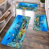 Custom Kitchen Mat Entrance Doormat Home Bathroom Decor Underwater World Dolphin Carpet Bedroom Floor Hallway Anti-Slip Foot Rug