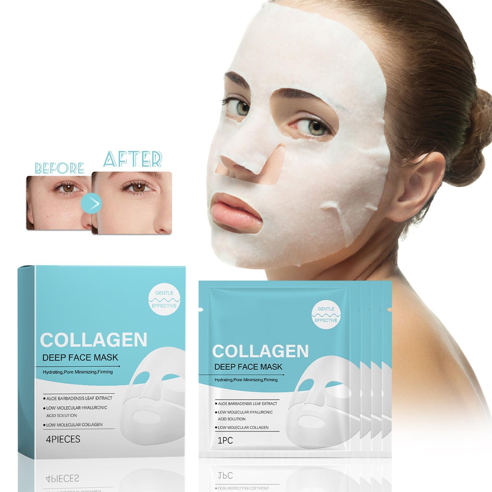 

Ночная маска с глубоким коллагеном, которая помогает улучшить эластичность кожи, разгладить тонкие линии и морщины, устранить провисание, укрепляющая и увлажняющая маска, 10 мл One Size