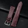 Cowhide Watch Strap Bracelet Vintage Genuine Leather 18mm 20mm 22mm 24mm Watchband Women Men Sport Quick Release Wristband