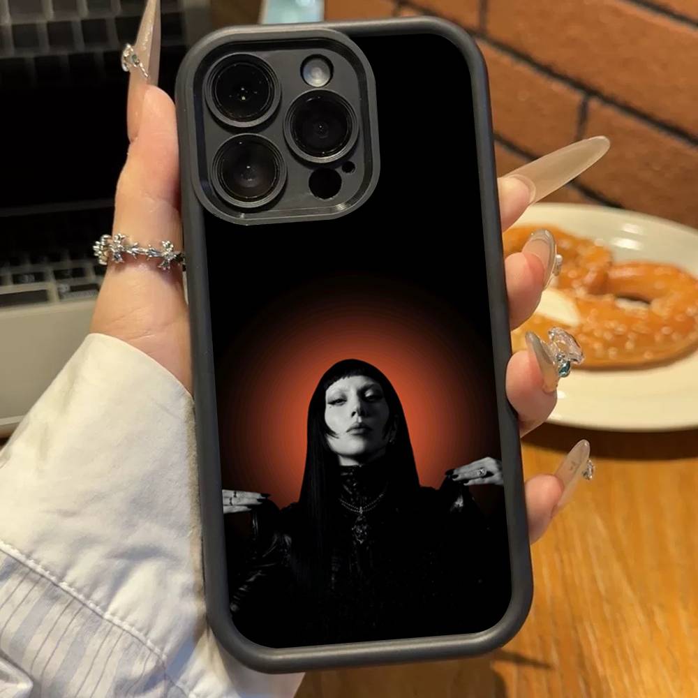 מארז סיליקון לטלפון Singer L-Lady Gaga Mayhem עבור iPhone 17 Air 17 16 15 14 13 12 11 Plus Pro Max כיסוי רך עמיד בפני זעזועים