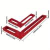 Woodworking Right Angle Ruler Aluminum Carpenter Square Measuring Height Ruler 90° Right Angle Calibrator for Wood Work Projects.