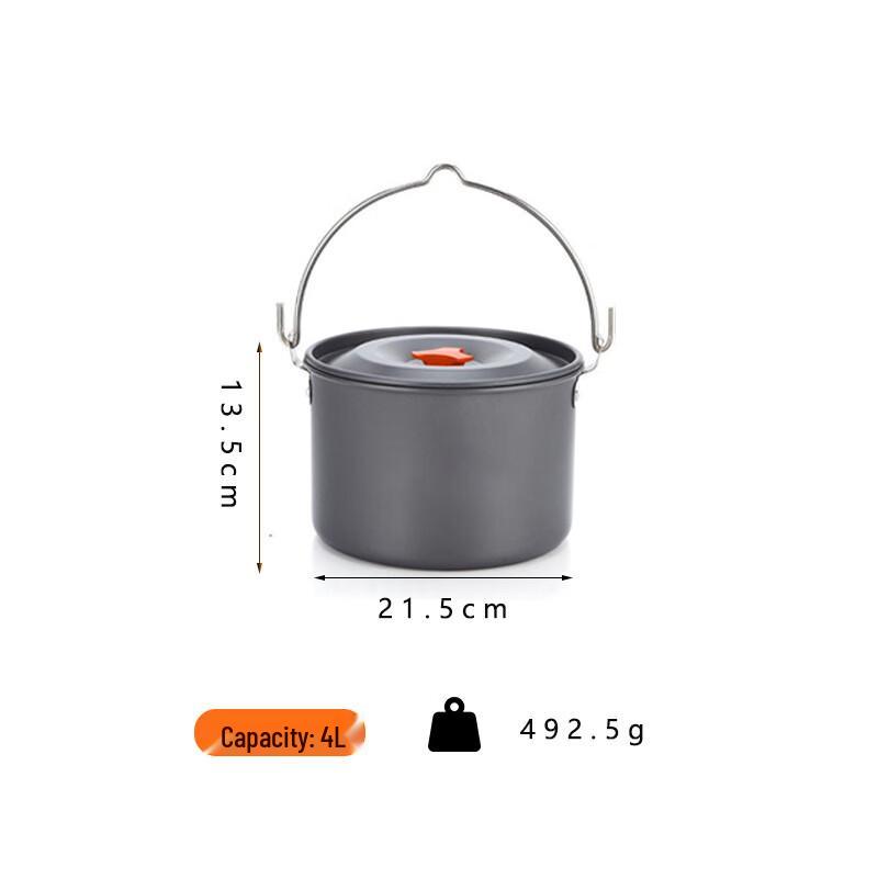 Треугольный Дракон Xianmeng 4L Походный подвесной котелок