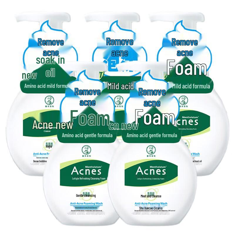 

Mentholatum Acnes Refreshing Foaming Cleanser 150ml x 5