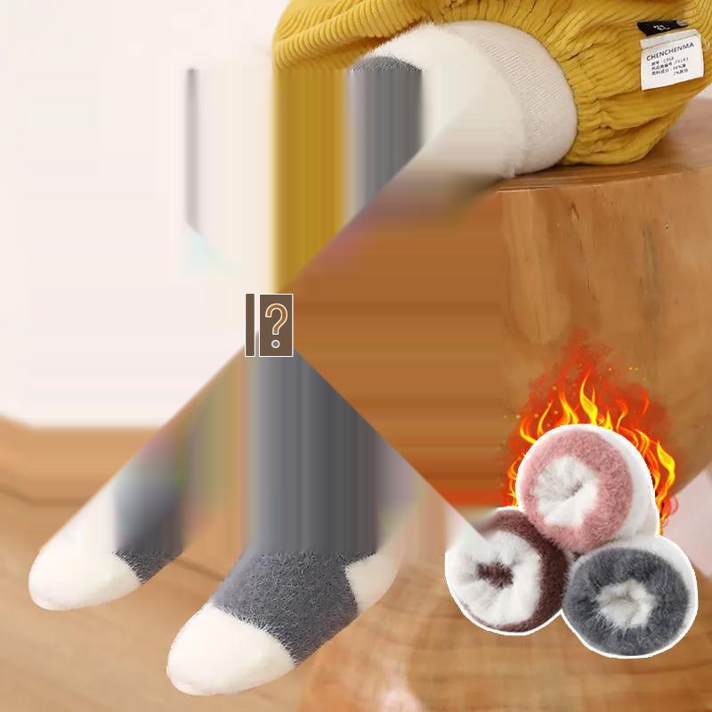 Infant Mink Velvet Thickened Socks: Cozy Mid-Calf Leg Warmers for Boys & Girls, Perfect for Autumn & Winter