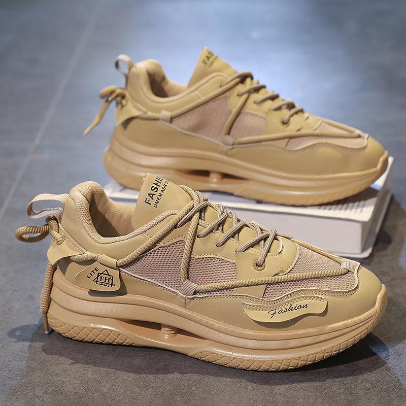 

2024 autumn new men s platform dad shoes super hot ins casual sports shoes live broadcast versatile breathable men s shoes 44