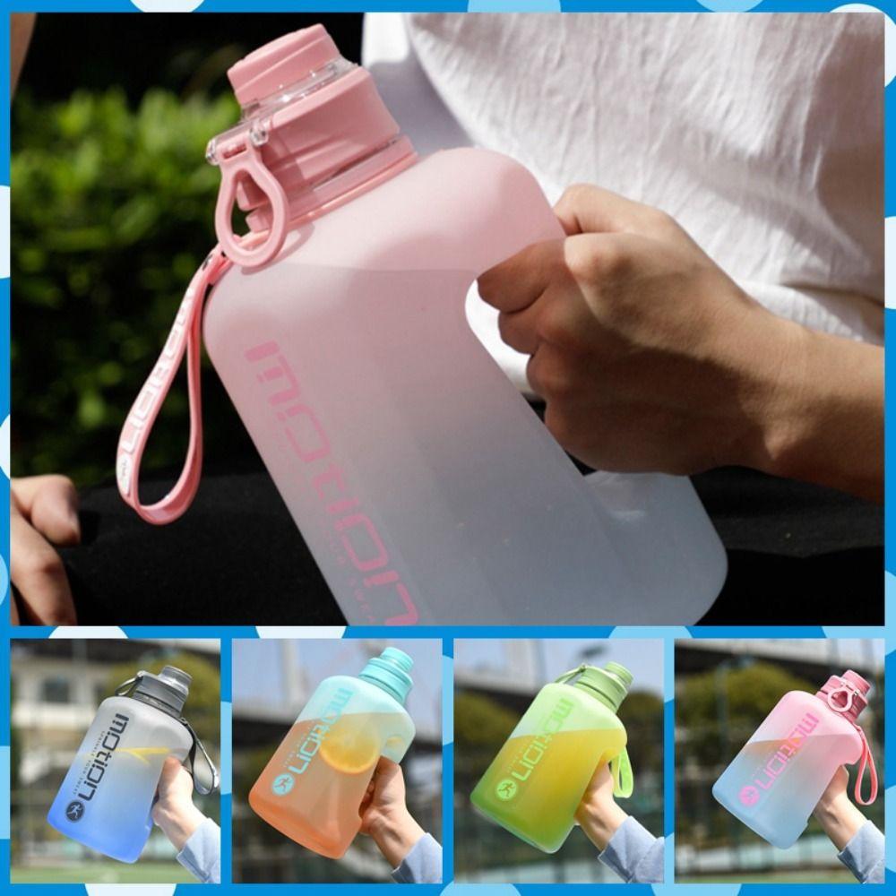 

1.6L Sports Water Bottle Plastic Big Water Cup Portable Drinkware Sport