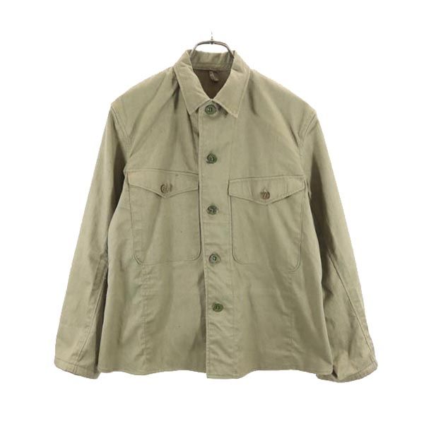 Japanese Army 40s 1945 WW2 Military Jacket Khaki Men's Used