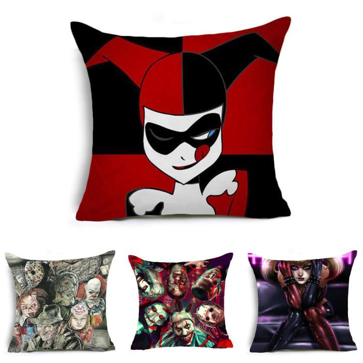 Chucky Good Guy Puppe Horrorfilm Design Kissen Kissenbezug in leuchtenden Farben