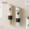 Wall-Mounted Magnetic Paper Cup Holder for Kitchen or Water Dispenser