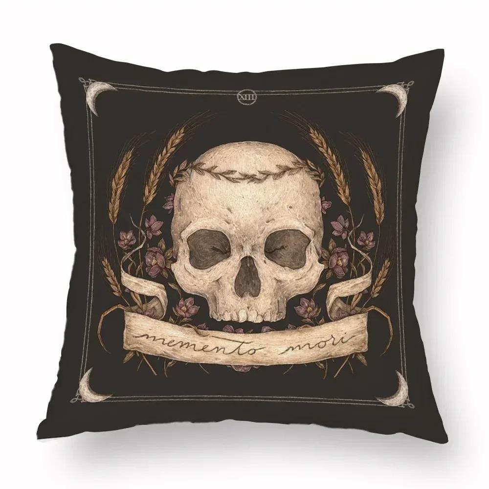 Home Decor Floral & Animal Skull Patterned Pillow Covers Pattern Cushion Cover Suitable For Sofa Bedroom Car Pillow Cover