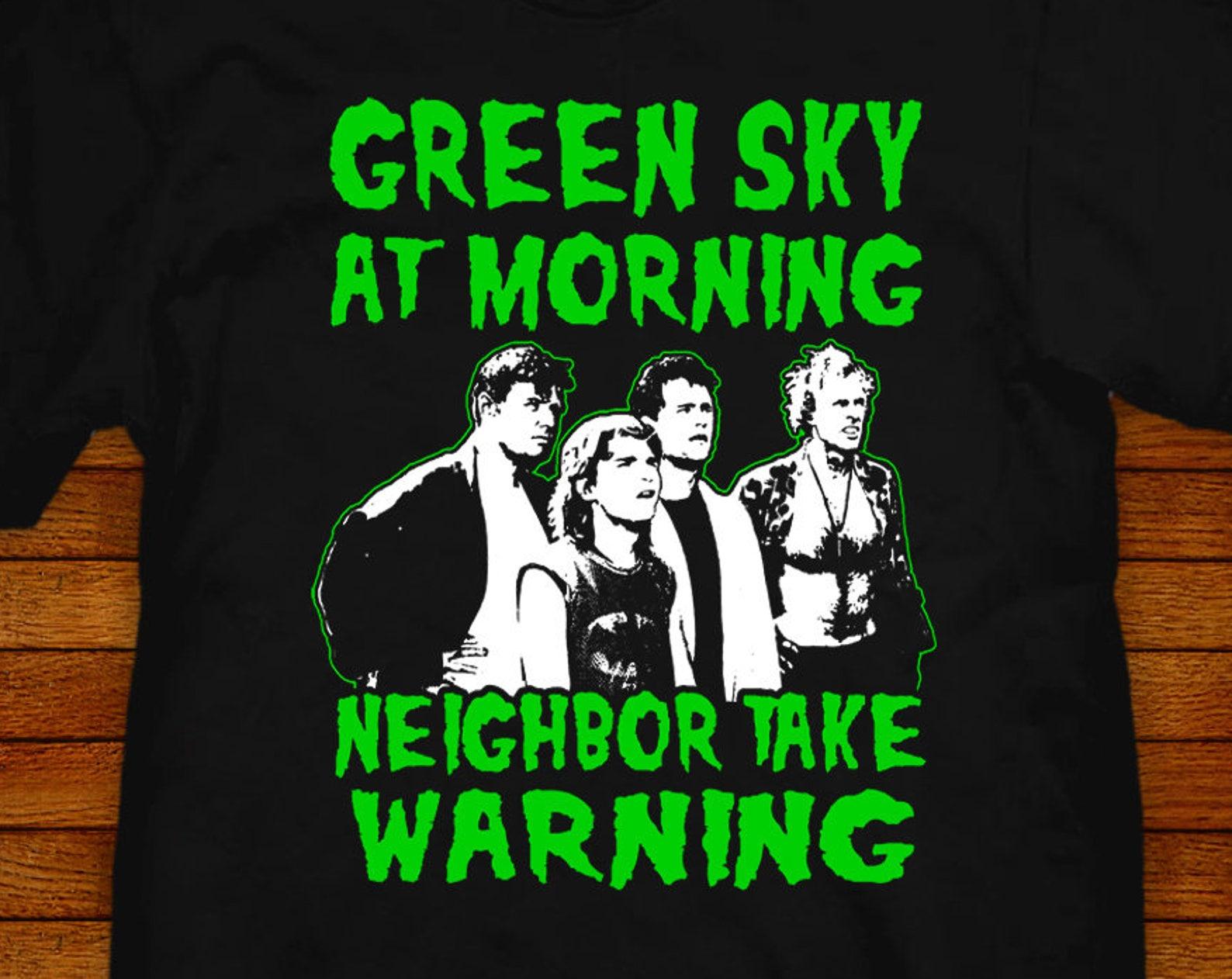The Burbs T shirt: Green Sky Movie Art by Jared Swart 2XL