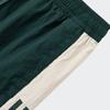 Adidas Colorblock Design Sports Drawstring Mid-Waist Woven Shorts Men Bottoms Midnight-Green JN4511