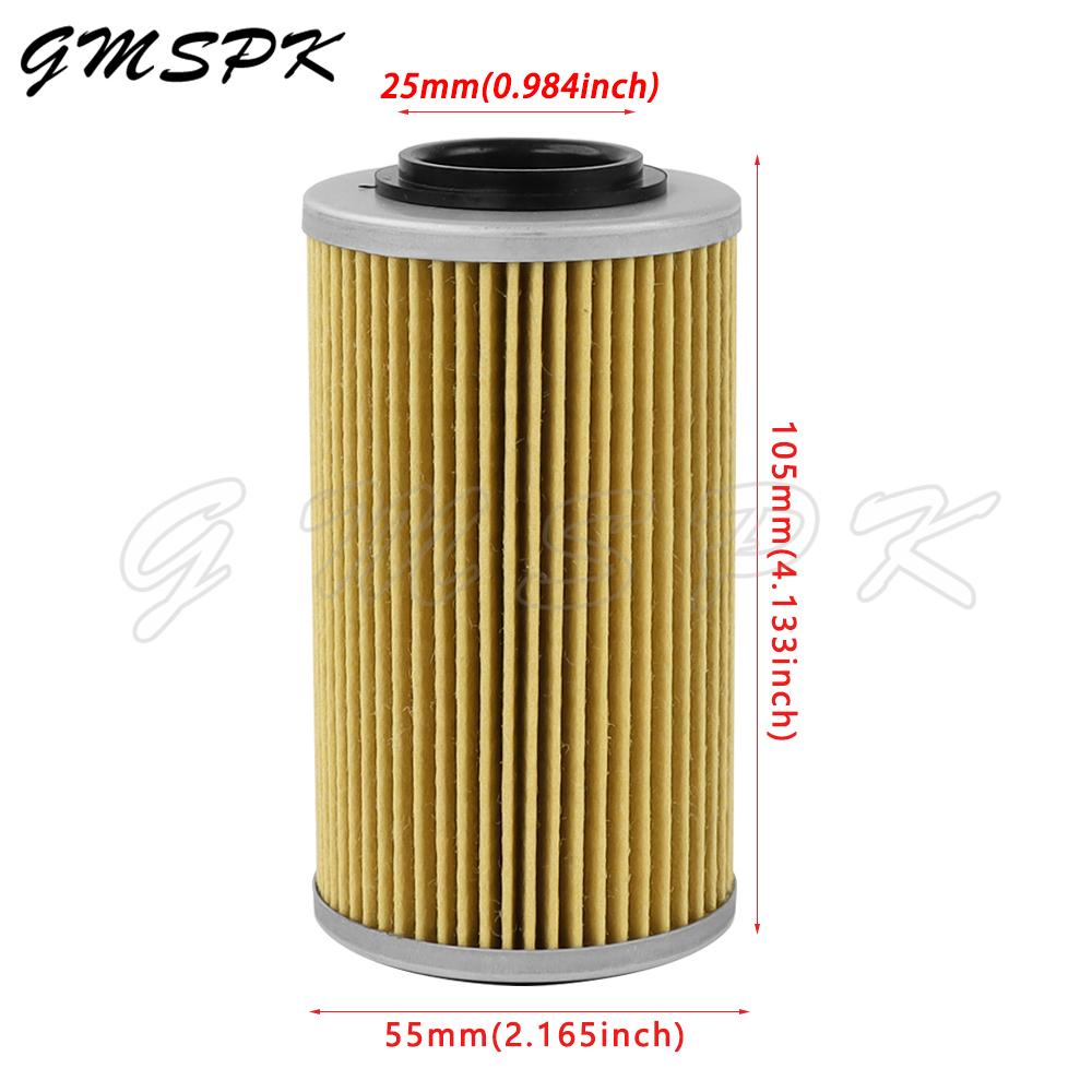 1/2/4/6PCS Oil Filter Element Fit for Sea-Doo Wake Pro GTS RXT GTX GTI SE Limited RXP RXT IS X 4-Tec 130 155 185 215 255 230 260