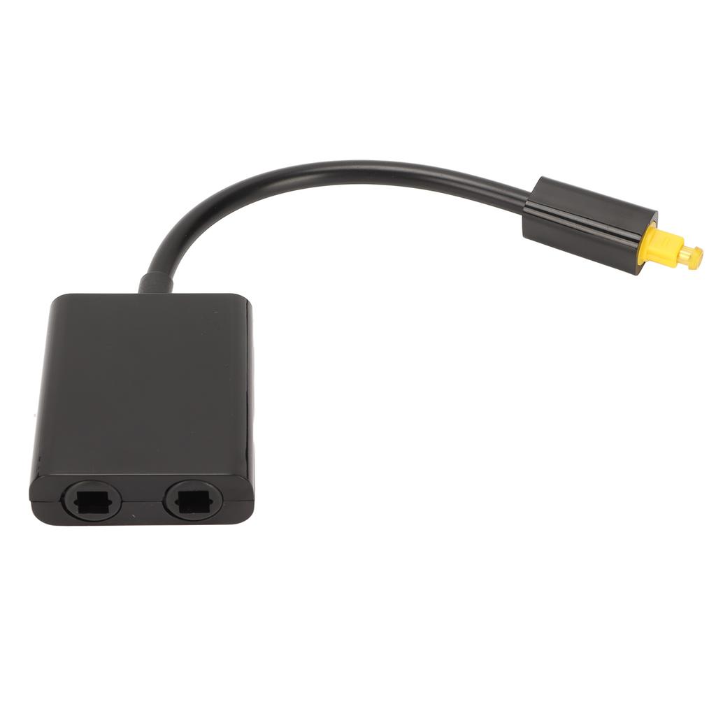 Optical Cable Splitter 1 In 2 Out Surround Sound Digital Optical Fiber Sound Cable for DVD CD Player Computer Amplifier