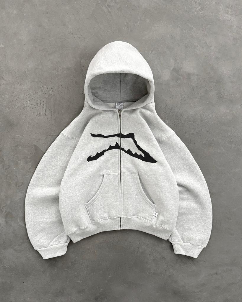 European and American unique print trendy retro design hip-hop hoodie Harajuku high street unisex niche sweatshirt