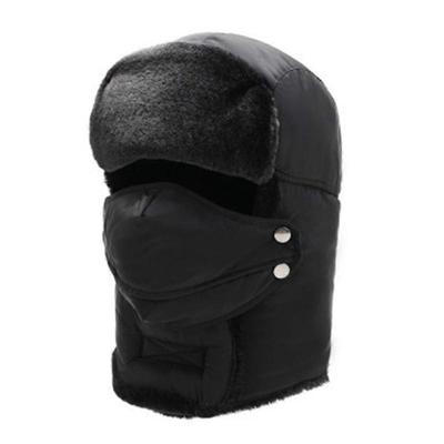 Unisex Wintermütze mit Ohrenklappen, Pelzmütze, Kunstpelzmütze, Hält Sie warm beim Skifahren, Eislaufen und anderen Aktivitäten