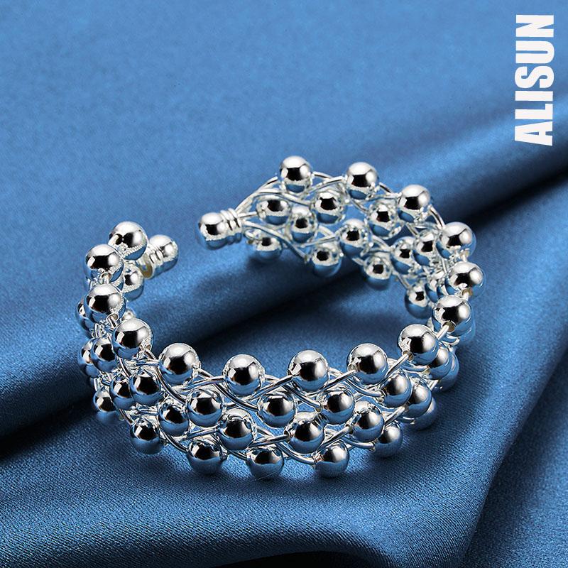 925 Sterling Silber All Light Schiebeperlen Armband Modischer Hochzeitsschmuck