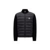 Moncler Jaqueta de Penas Acolchoada em Veludo Cotelê Unissex Preta J10919B00020M1115999