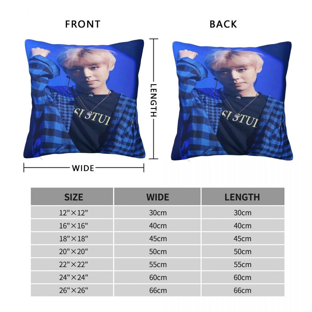 Bed Decoration Park Ji Hoon Fan Gift Pillowcase Merch Pillow Cover Square Multi Size