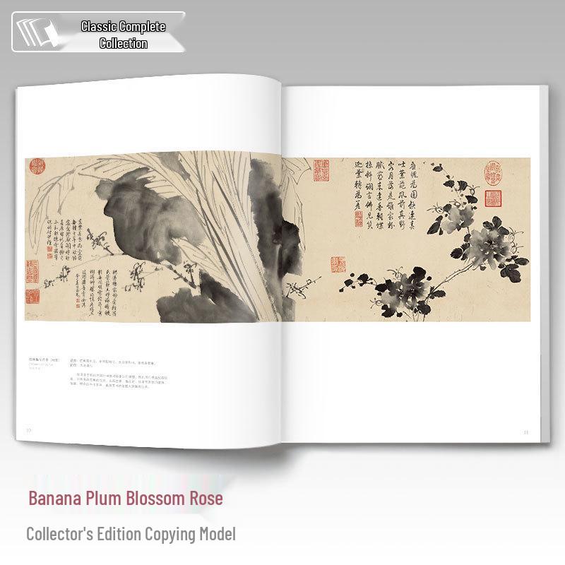Xu Wei Classique: Collection de Peintures à l'Encre 8K - Techniques à Main Levée & Carnet de Copie Art Oiseau et Fleur