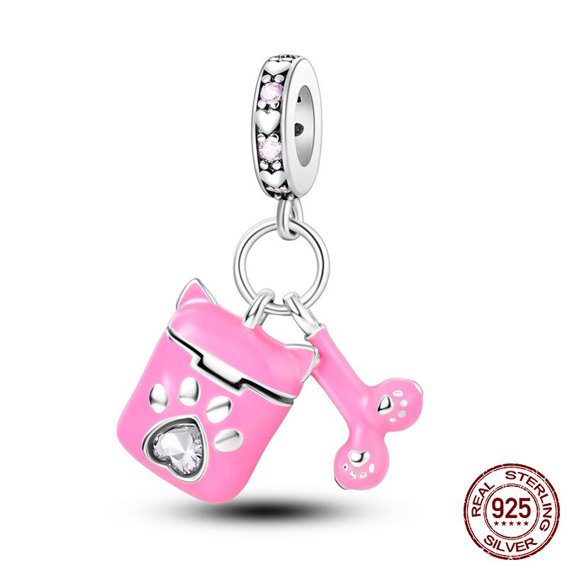 Original Design Kopfhörer Anhänger Kupfer Charm Perlen Passen Original Marken Armband Frauen DIY Schmuck Geschenk Herstellung