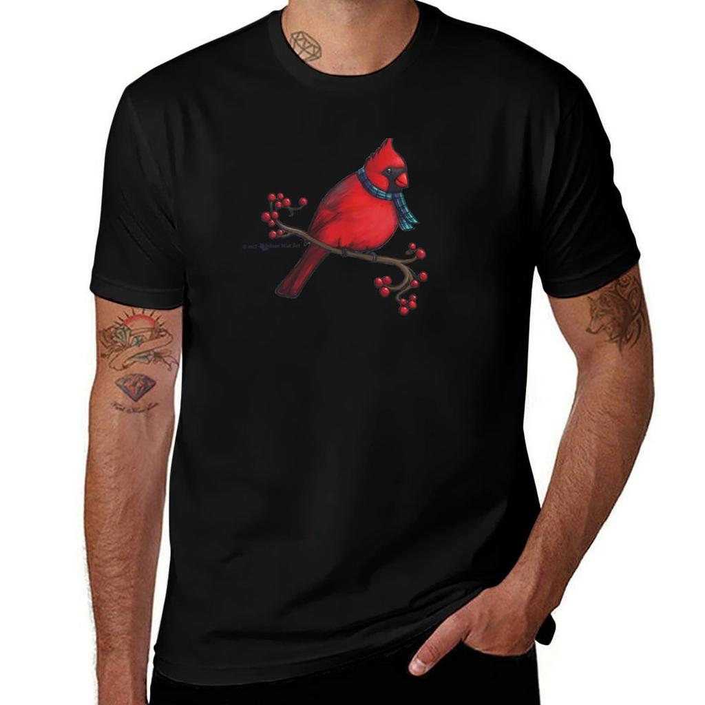 Winter Cardinal Tshirt Unisex T Shirt Graphic Tshirt