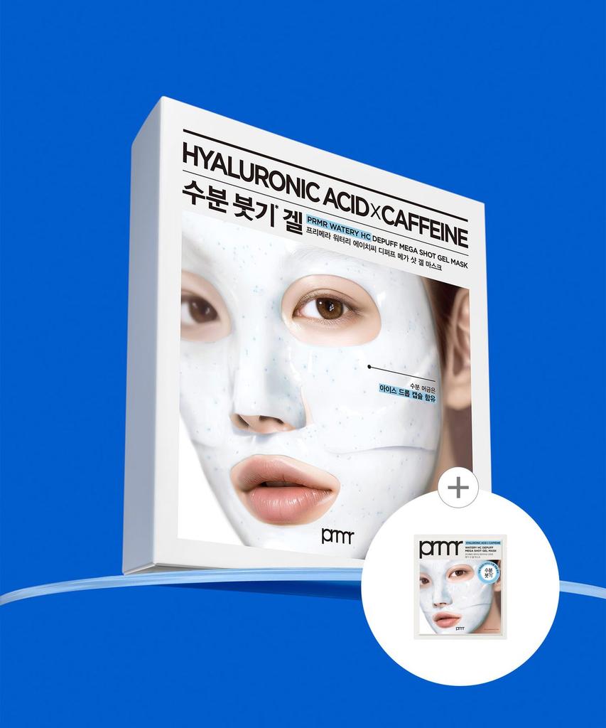 Watery HC Deep Puff Mega Shot Gel Mask Set 36g*5 Sheets
