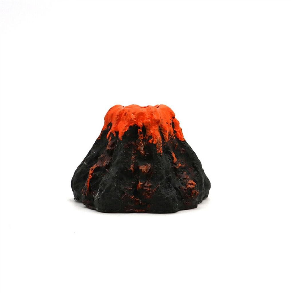 Aquarium Burning Mountain Shape Air Bubble Stone Oxygen Pump Bubble Fish Tank Ornament Decor