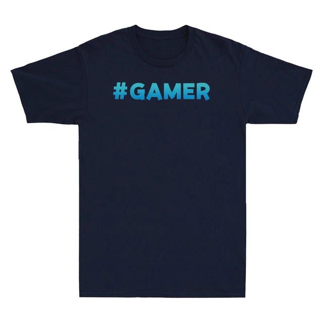 Gamer Blue Hashtag Video Game Funny Gamer Tshirt Premium M2xl Fast Shipping