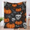 Halloween ghost blanket office sofa air conditioning blanket autumn and winter flannel blanket