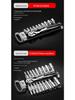 Green Forest Multi-Functional Ratchet Wrench Set - Large, Medium, Small Universal Two-Way Tool for Auto Repair
