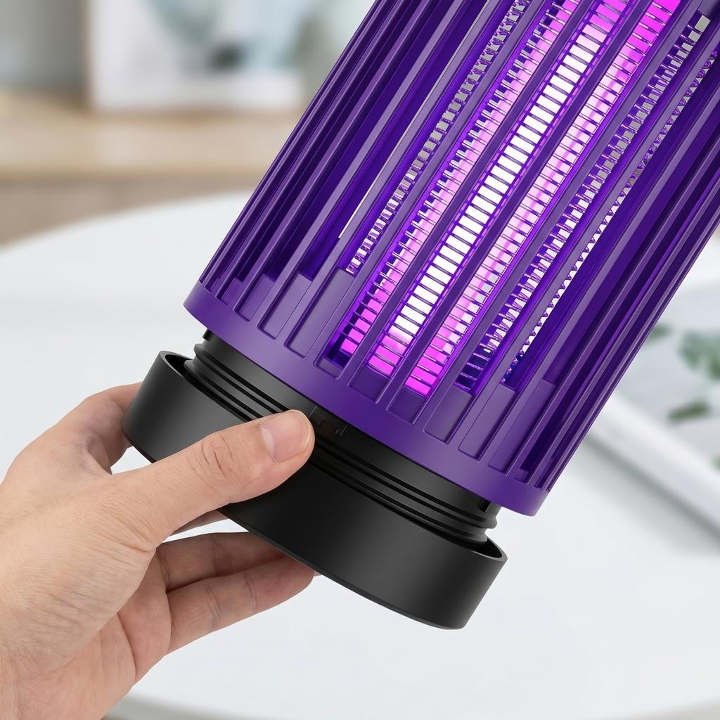 Elektrische Mückenvernichterlampe Insektenfalle für den Innenbereich UV-Licht Mückenfänger für den Heimgebrauch Leiser Betrieb Sicheres Design