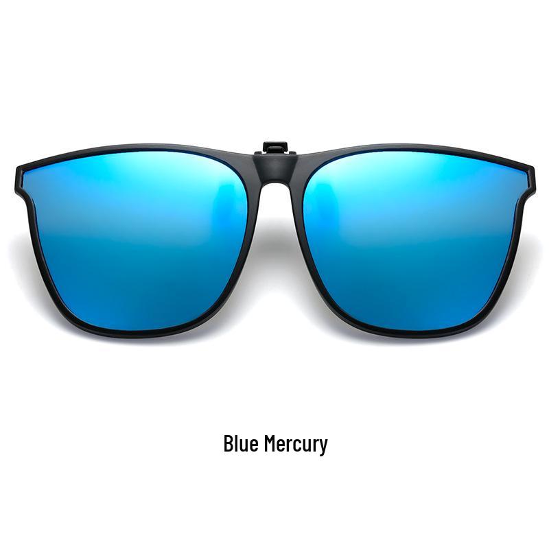 Trendy Polarized Clip-on Sunglasses for Myopia: UV Protection, Night Vision, Driving & Fishing, Unisex