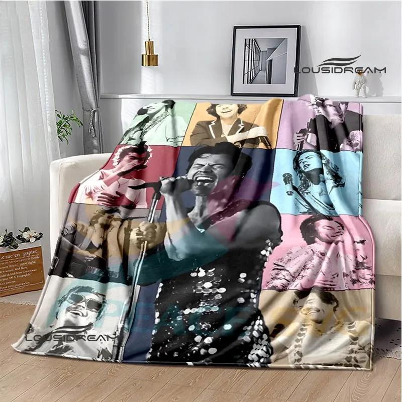 Singer H-Harry-Styles Printed Blanket Picnic Blankets Flange Warm Blanket Soft and Comfortable Blanket Bed Linings Birthday Gift