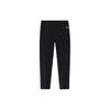 Anta Champion Series Straight Leg Solid Color Knitted Sports Pants Men bottoms Black 152410510-3